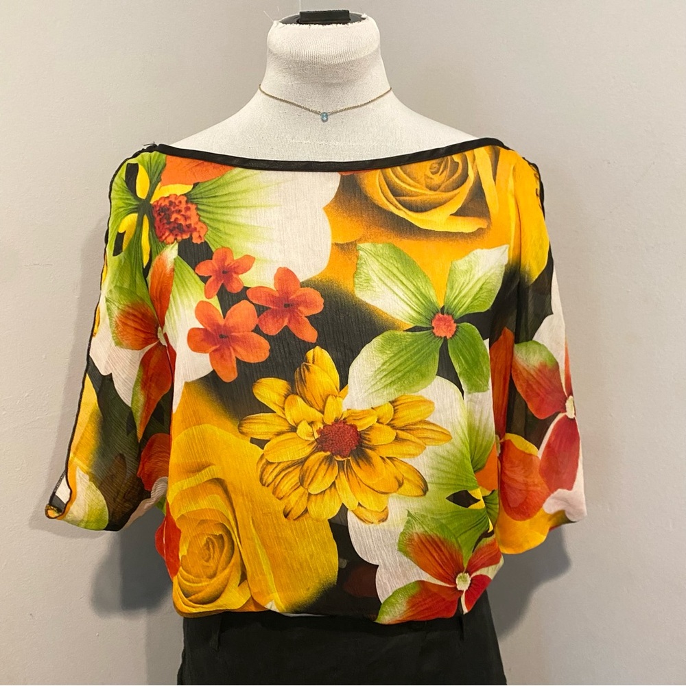 Tropical Floral Blouse